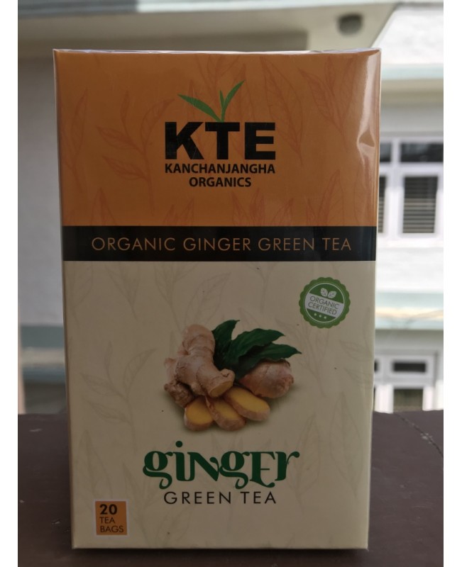Orgnic Ginger Green Tea 
