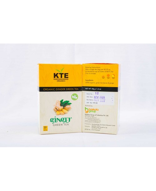 Orgnic Ginger Green Tea 