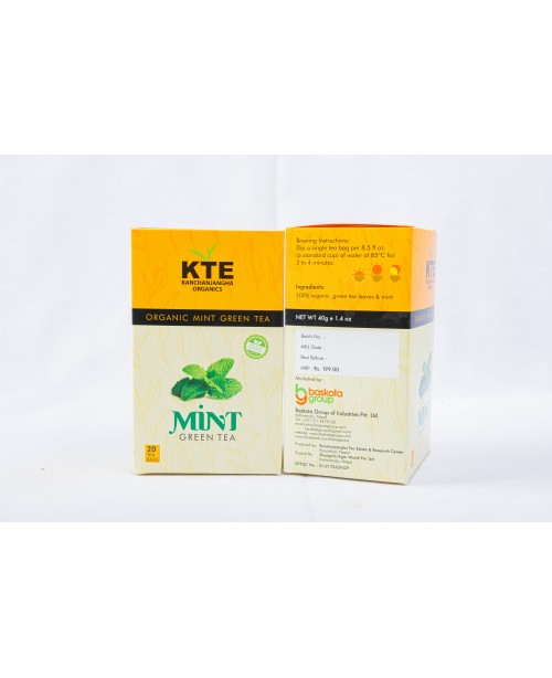 Organic Mint Green Tea 